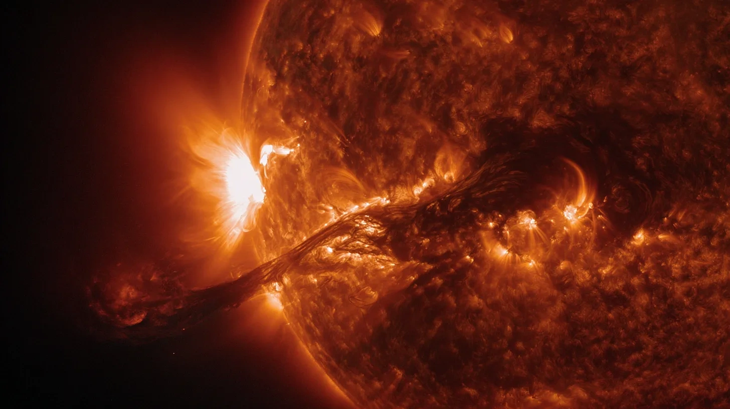 Продолжавшаяся неделю магнитная буря завершилась на Земле